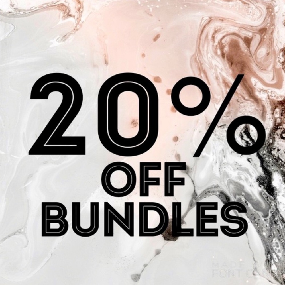 Bundle and save 20% off